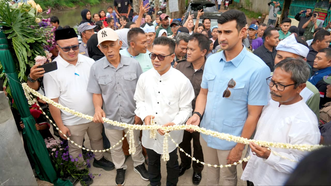 Jembatan Hijau Cijeruk Diresmikan, Kang DS : Semoga Bermanfaat dan Jadi Ikon Wisata